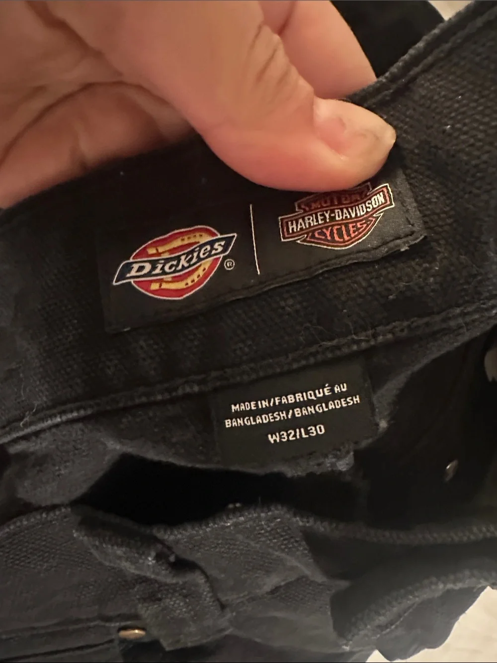 Harley-Davidson Men's Black Chino-Style Pants